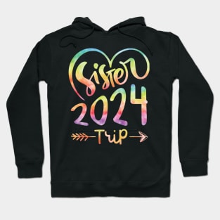 Sisters Trip 2024 Shirt Girls Road Trip 2024 Vacation Lovers Hoodie